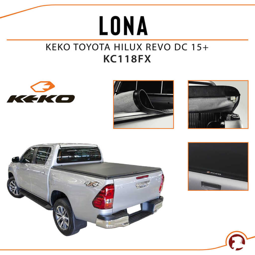 LONA KEKO TOYOTA HILUX REVO VIGO DC 05 JAC T6 T8 REACSA