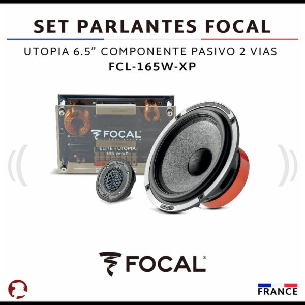 SET PARLANTES FOCAL UTOPIA COMPONENTE PASIVO 2 VIAS