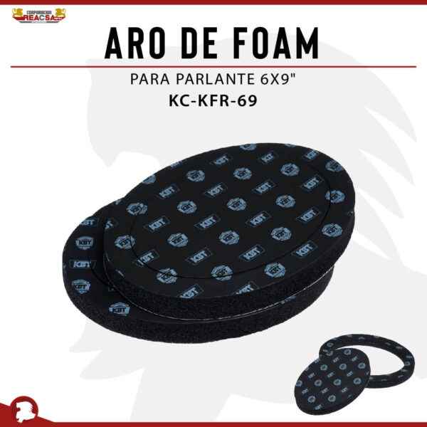 ARO DE FOAM PARA PARLANTE 6X9"