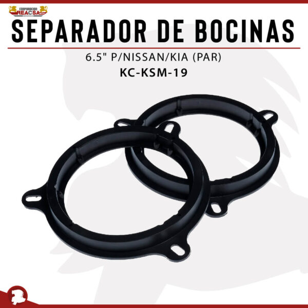 PAR SEPARADOR DE BOCINAS 6.5" NISSAN