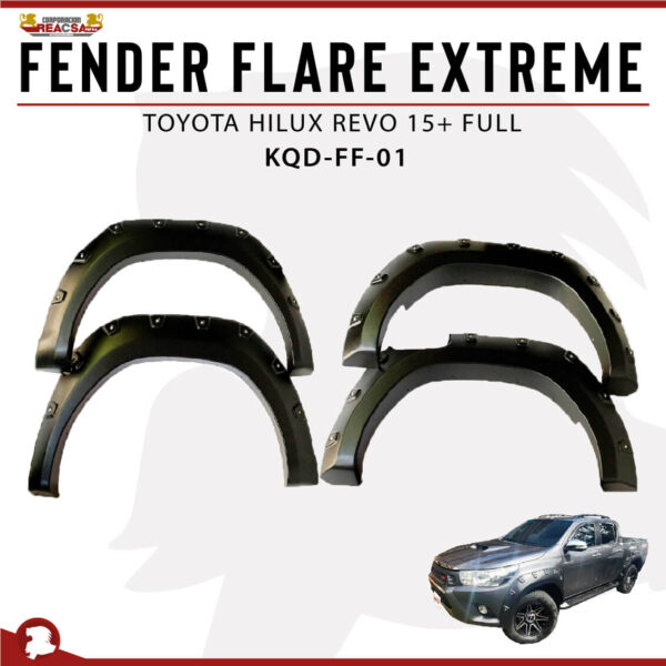 FENDER FLARE EXTREME HILUX REVO 15-19 FULL