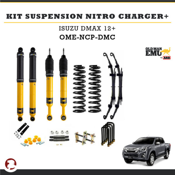 KIT SUSPENSION NITRO CHARGER + 2" ISUZU DMAX 12-20 / COLORADO 12-24/MAXUS T90