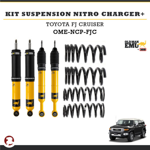 KIT SUSPENSION NITRO CHARGER + 2" TYT FJ CRUISER