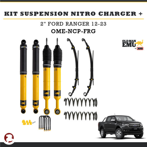 KIT SUSPENSION NITRO CHARGER + 2" FORD RANGER 12-23