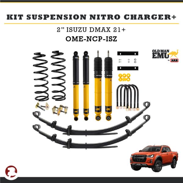 KIT SUSPENSION NITRO CHARGER + 2" DMAX 21 ON