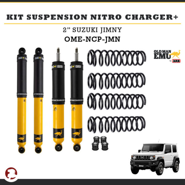 KIT SUSPENSION NITRO CHARGER + 2" JIMNY JB 74 19+