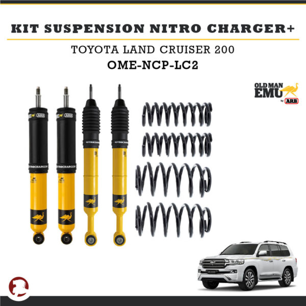 KIT SUSPENSION NITRO CHARGER + 2" TYT LC200