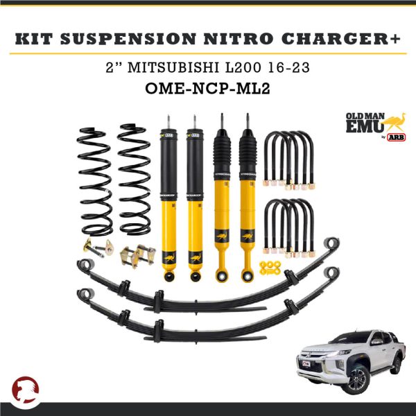 KIT SUSPENSION NITRO CHARGER + 2" L200 16-23