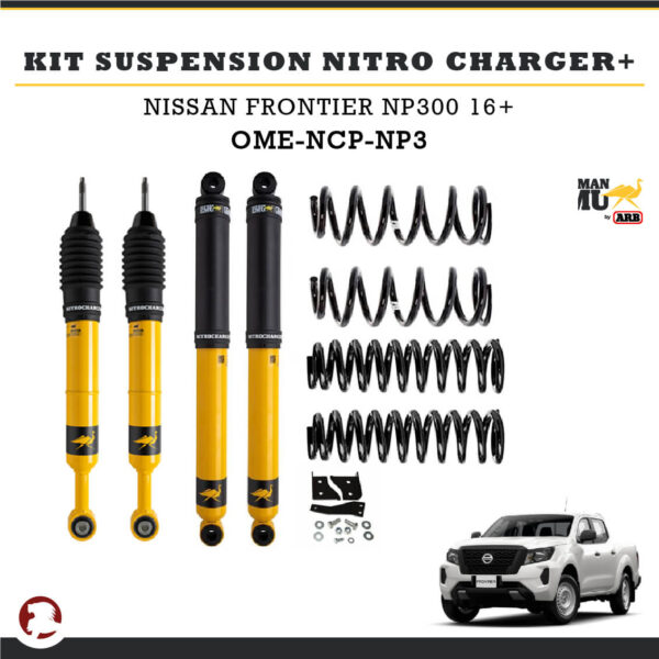 KIT SUSPENSION NITRO CHARGER + 2" NISSAN NP300 16+