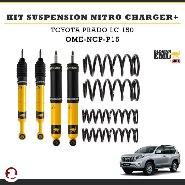 KIT SUSPENSION NITRO CHARGER + 2" TYT PRADO LC 150