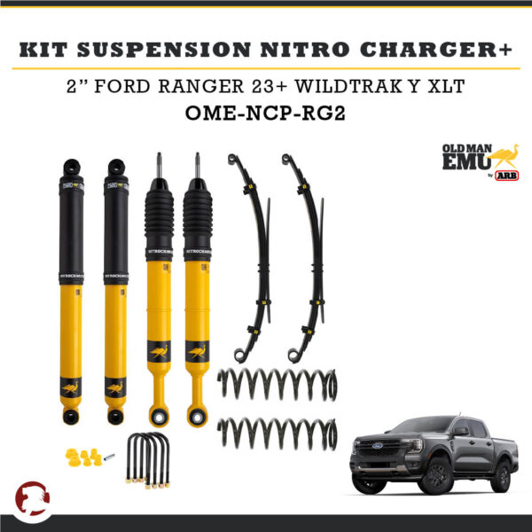 KIT SUSPENSION NITRO CHARGER+ 2" FORD RANGER 23+