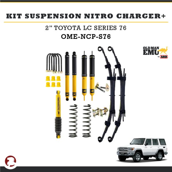 KIT SUSPENSION NITRO CHARGER + 2" TYT LC SERIE 76