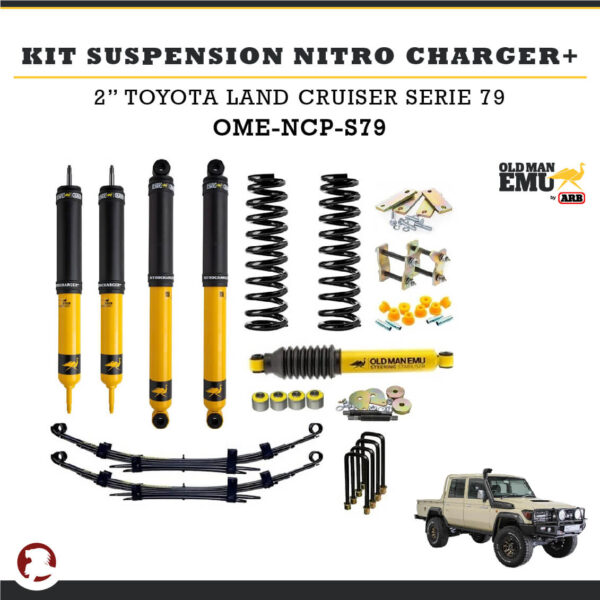 KIT SUSPENSION NITRO CHARGER + 2" TYT LC SERIE 79