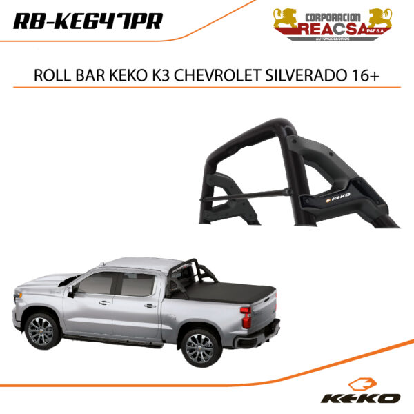 ROLL BAR KEKO K3 CHEVROLET SILVERADO 16+