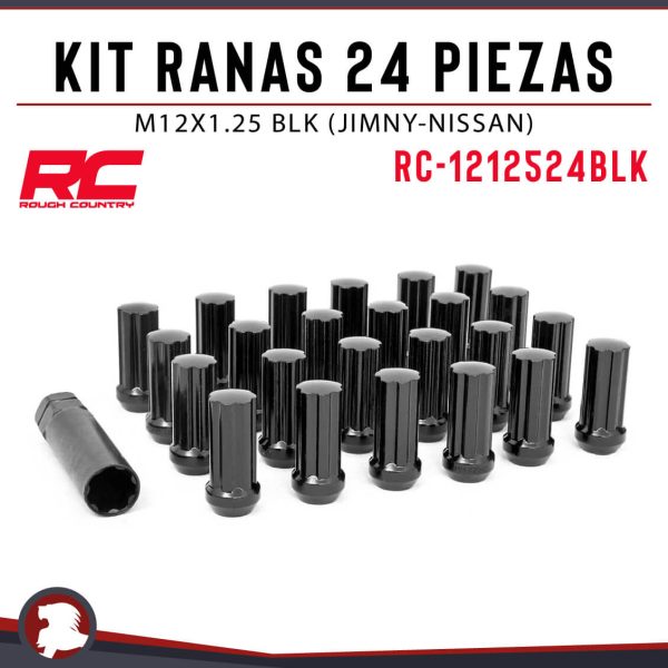 KIT RANAS M12 x 1.25 BLK (JIMNY-NISSAN) 24 PSC