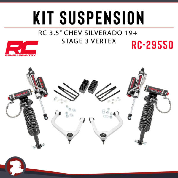 KIT SUSPENSION RC 3.5" CHEV SILVERADO 19+ STAGE 3 VERTEX