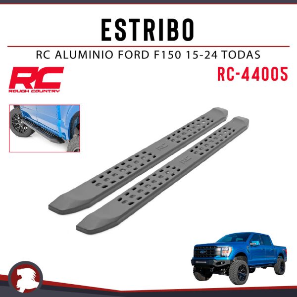 ESTRIBO RC ALUMINIO FORD F150 15-24 TODAS