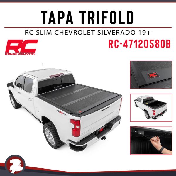 TAPA TRIFOLD RC SLIM CHEV SILVERADO 19+