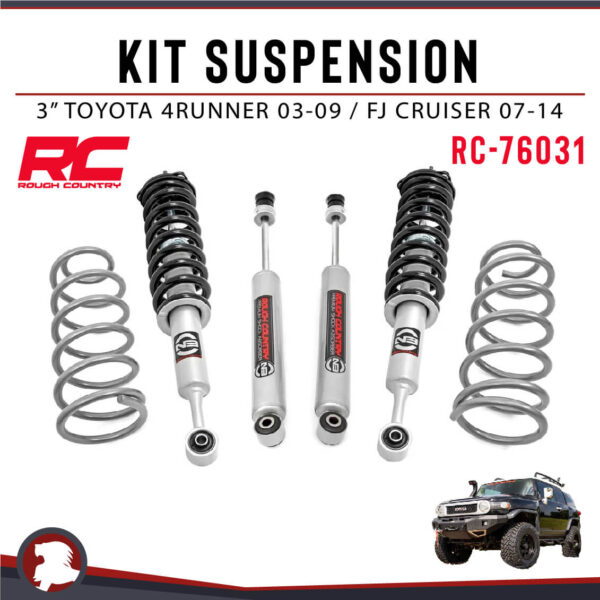 KIT SUSPENSION RC 3" 4RUNNER 03-09 / FJ CRUISER 07-14