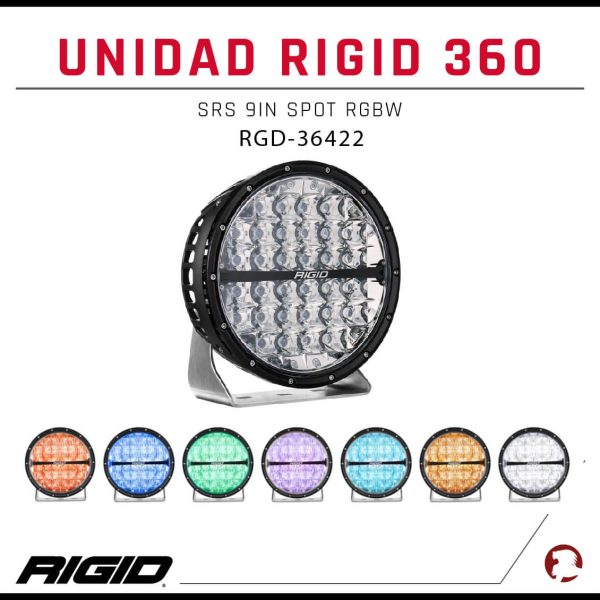 RIGID 360-SRS 9IN SPOT RGBW