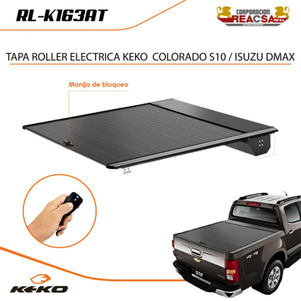 TAPA ROLLER ELECTRICA KEKO  COLORADO S10 / ISUZU DMAX - Image 2