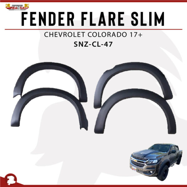 FENDER FLARE SLIM CHEV COLORADO 16-20