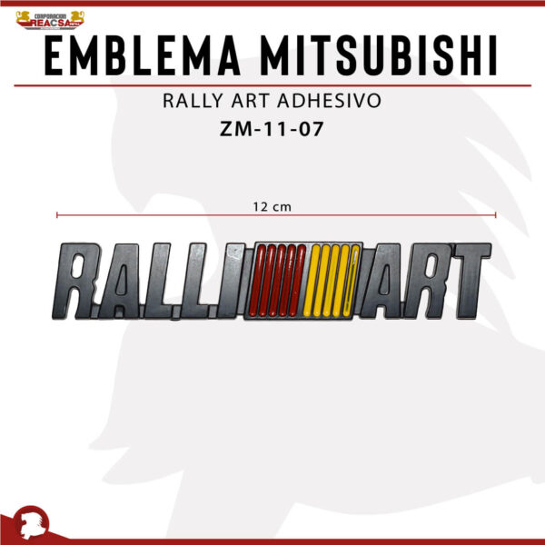 EMBLEMA MITSUBISHI RALLY ART ADHES