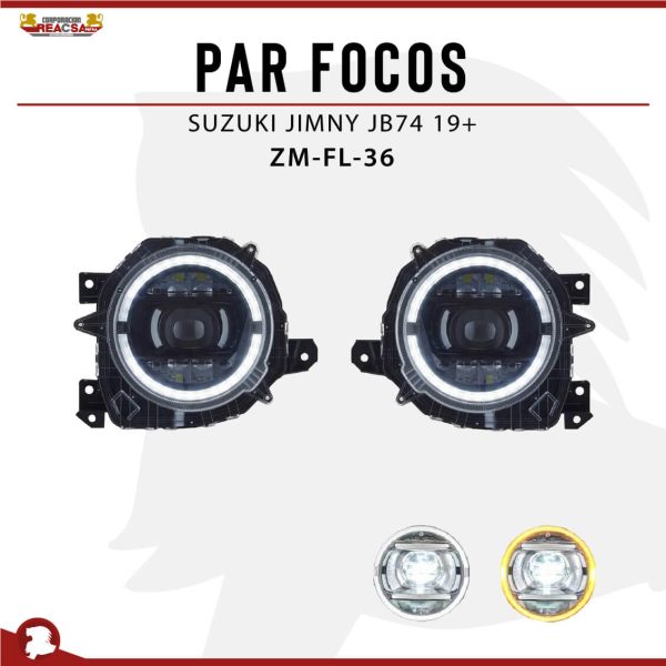 PAR FOCOS SUZUKI JIMNY JB74 19+