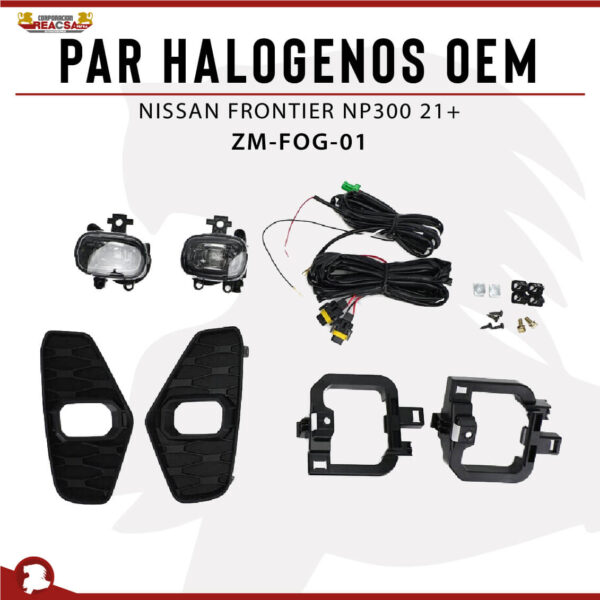 PAR HALOGENOS OEM FRONTIER NP300 21+